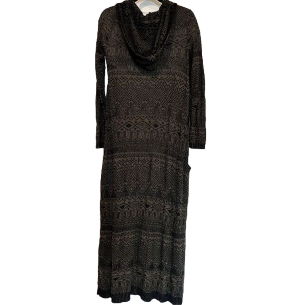 Sun & Shadow Hooded Long Cardigan - size Small - Picture 5 of 8